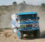 Tatra being first on the Rally Tunisia.