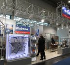 Merkelová, Putin a Rubena na Hannover Messe 2013