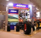 The  Continental and MITAS tyres on the FIMA 2008 exposition